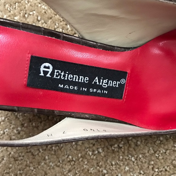 Etienne Aigner Genuine Leather Shoes - Picture 3 of 3